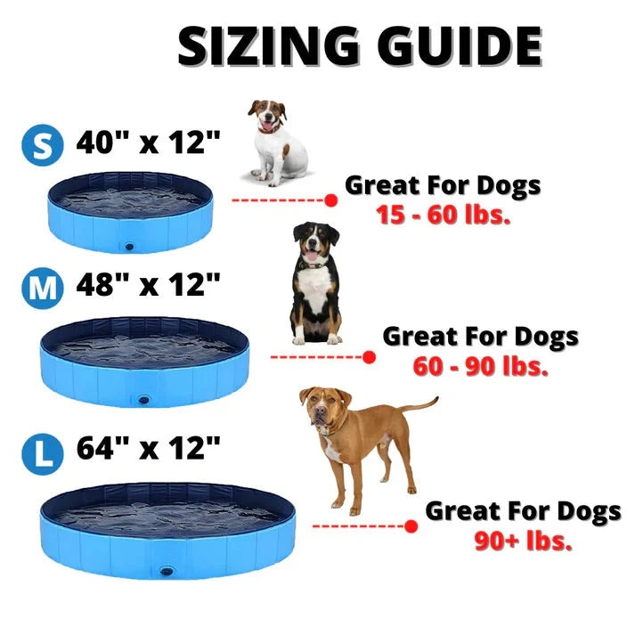 Magic Pool Dog Swimming Solid Inflatable