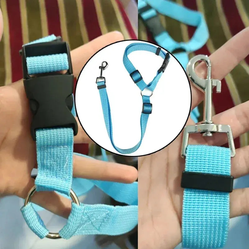 Adjustable Car Dog Leash PawsMagics