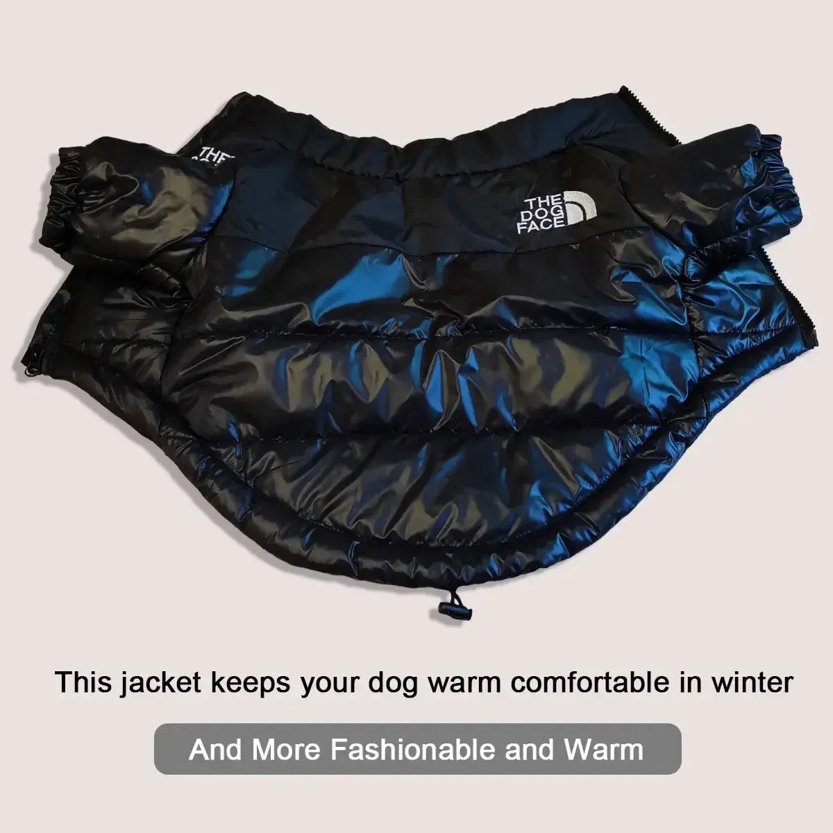 Dog Face Puffer Jacket - PawsMagics