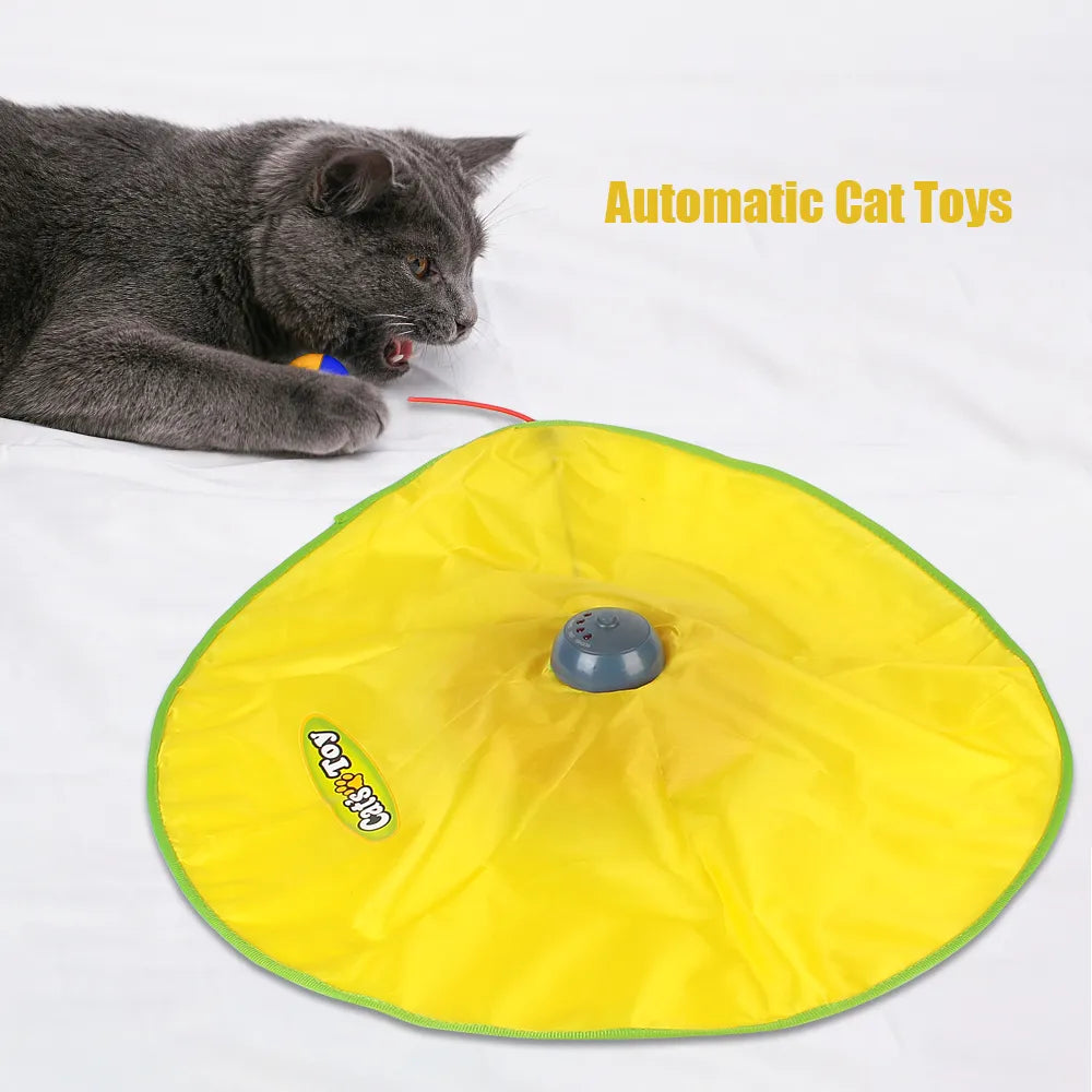 4 Speeds Interactive Electric Cat Toy - PawsMagics