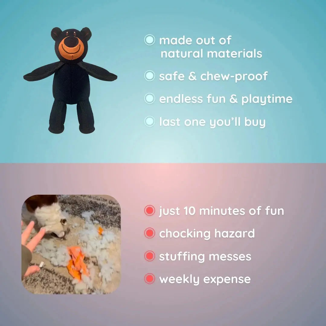 MightyBear™ Indestructible Plush Toy PawsMagics