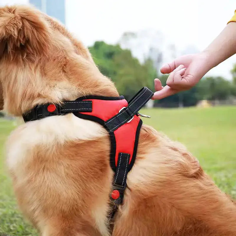 No Pull Harness Reflective Adjustable - PawsMagics