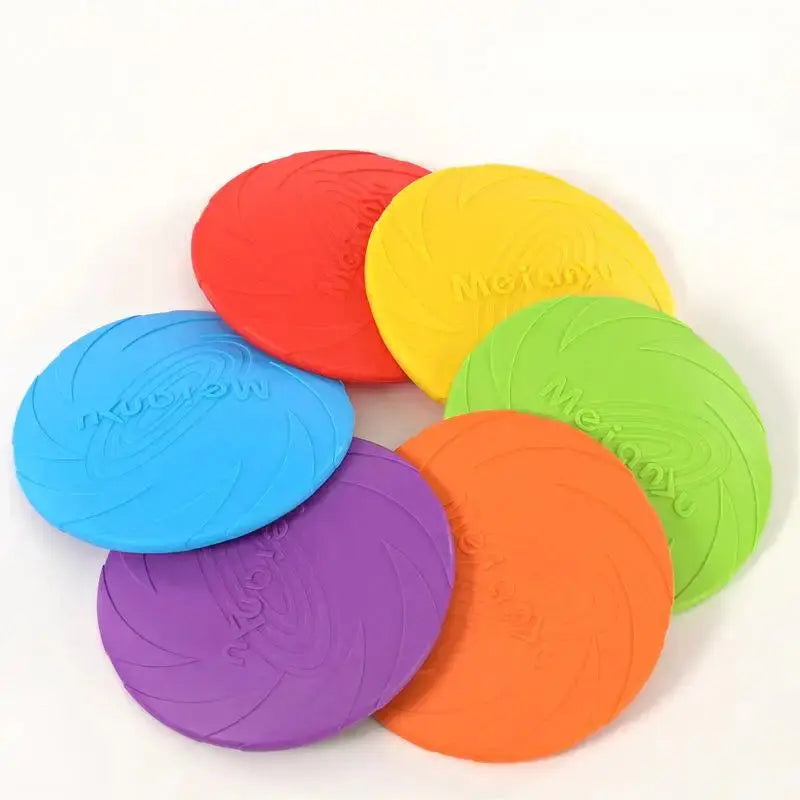 OUZEY Bite Resistant Flying Disc Toys For Dog IHeartPaw