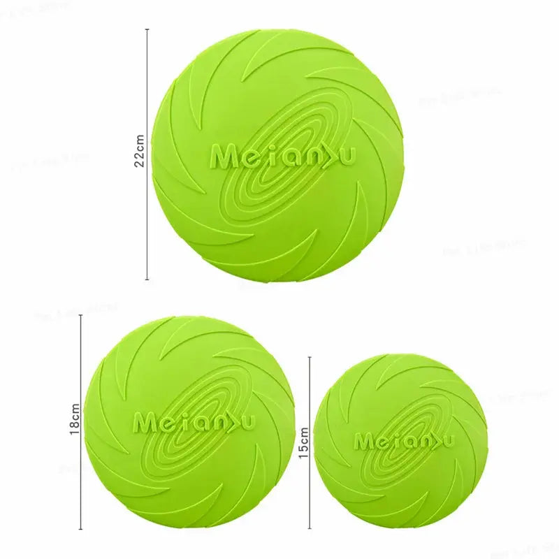 OUZEY Bite Resistant Flying Disc Toys For Dog IHeartPaw