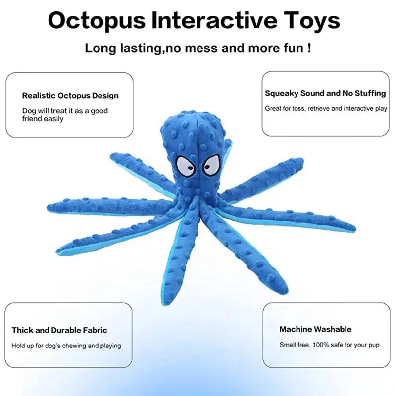 Octopus ™ Dog Companion For Heavy Chewers - PawsMagics