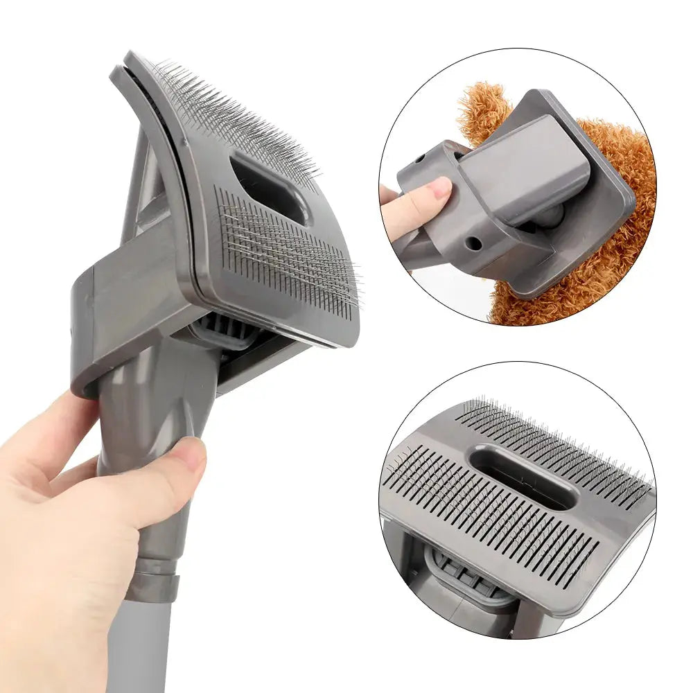 Pet Fur Hair Vacuum Brush Groomer - PawsMagics