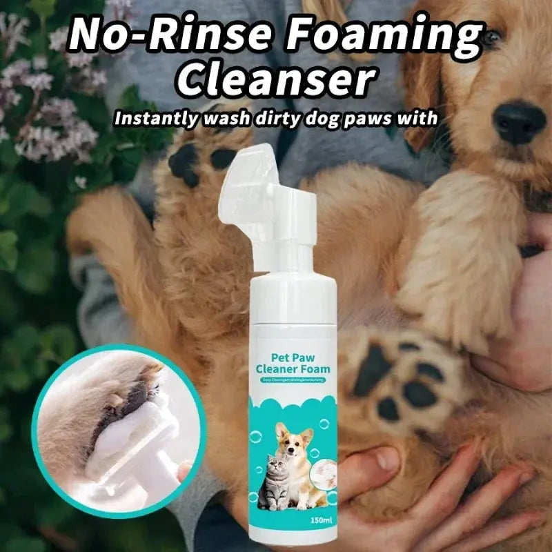 Pet Paw Cleaning Foam – Easy Foot Detergent for Cats & Dogs PawsMagics