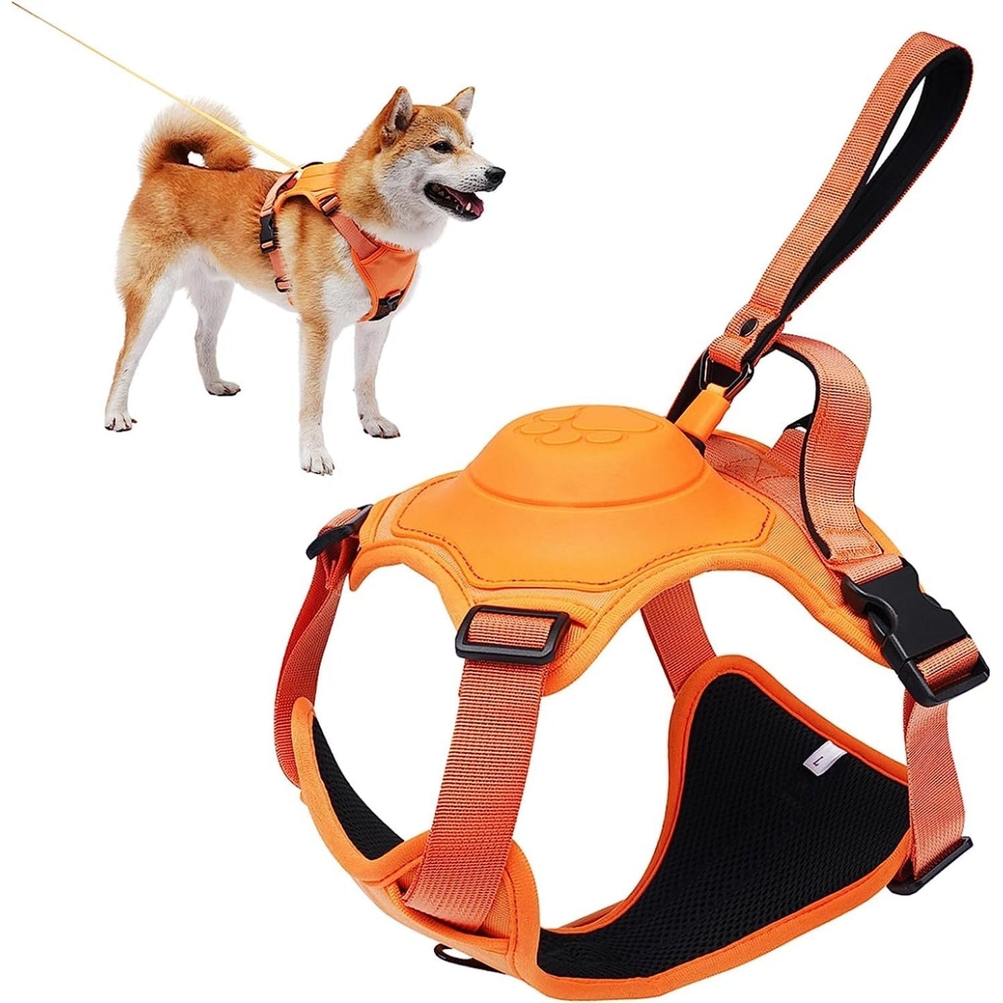 Dog Harness and Retractable Leash Set All-in-One - PawsMagics