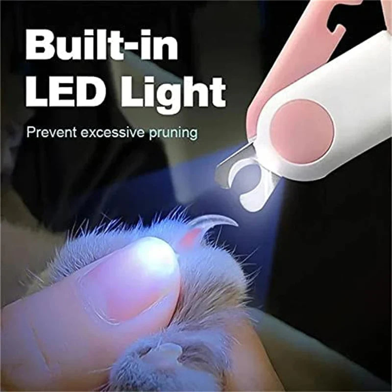 Dog Nail Clippers With LED Light - PawsMagics