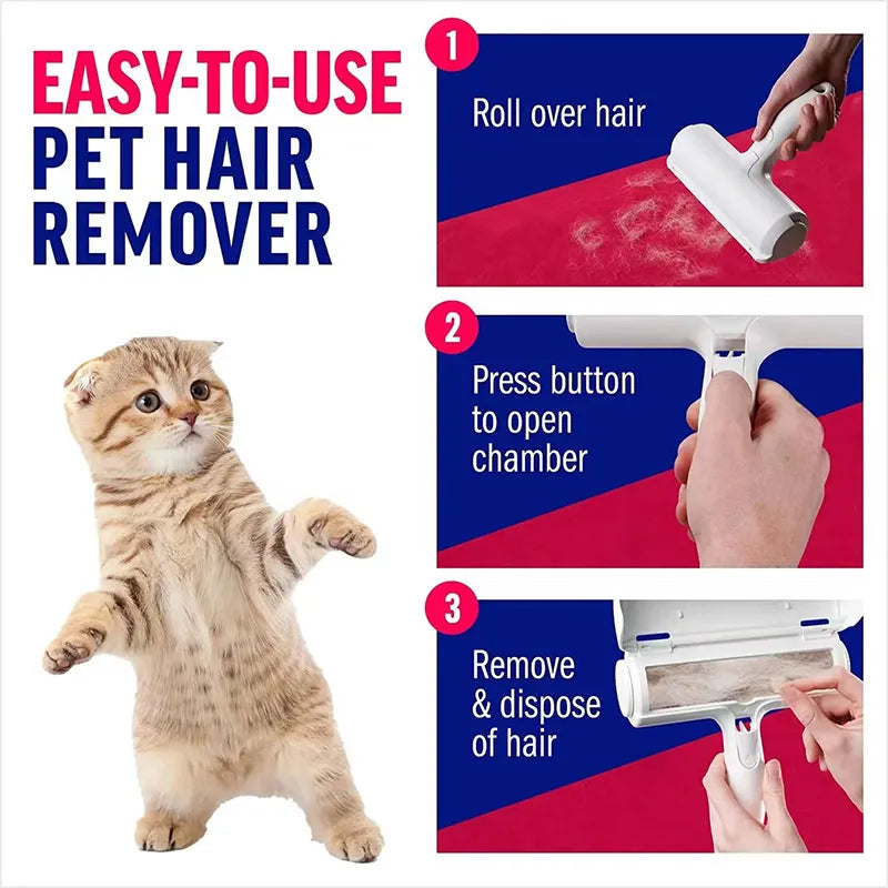 EZRoller Pet Hair Remover - PawsMagics