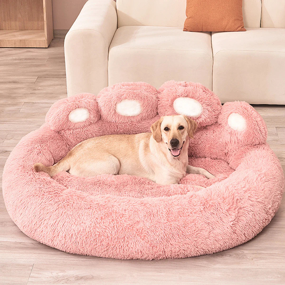 Fluffy Dog Bed Large - PawsMagics