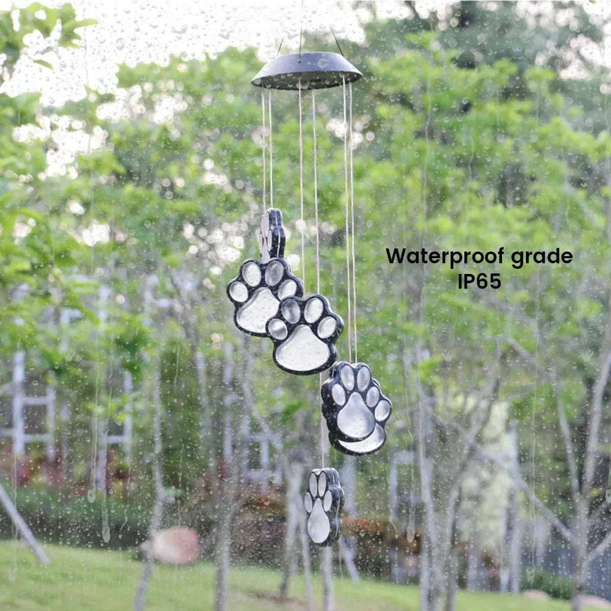 Solar LED Wind Chime Lamp - PawsMagics