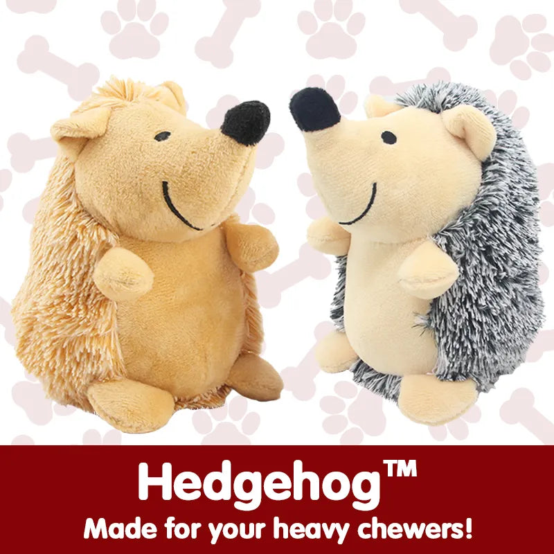 Hedgehog™ - Immortal Squeaker Plush Toy For Aggressive Chewers - PawsMagics